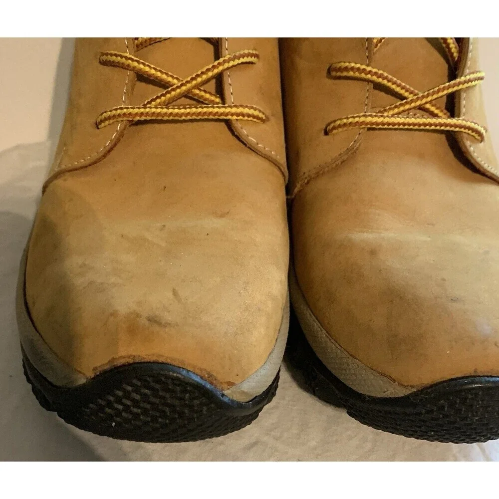 VTG Marc Ecko Footwear Chukka Boots Laces Men's Sz 6.5 Wheat Leather Rugged